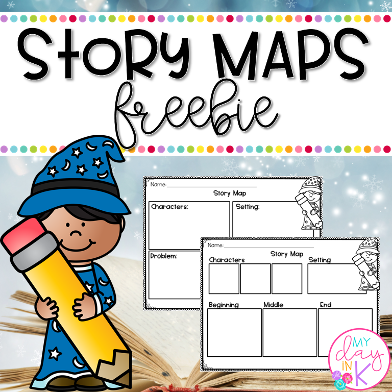Story Maps to Practice Beginning, Middle, End