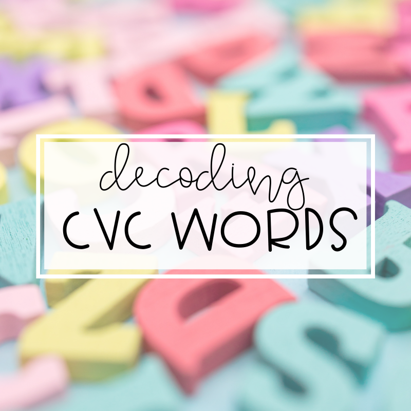 CVC Words Practice in Kindergarten