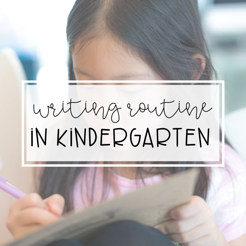 A Writing Routine for the Second Half of Kindergarten