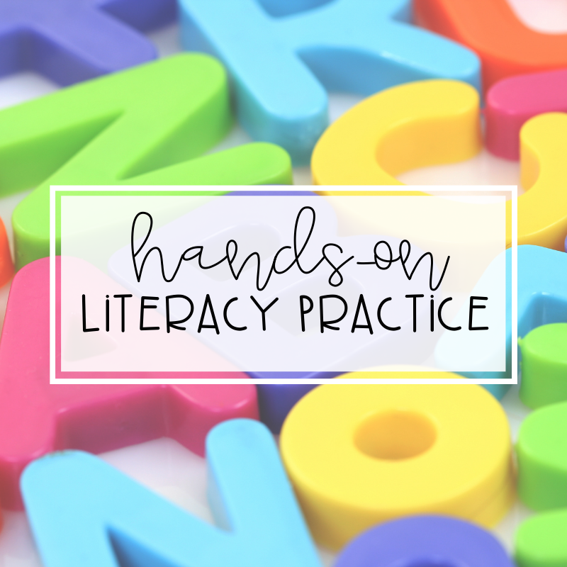 Hands-On Literacy Practice at Home : 3 Ways