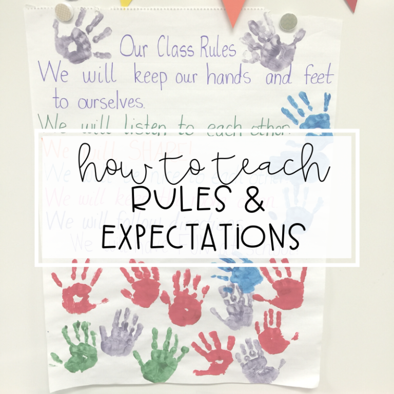 Classroom Rules and Expectations