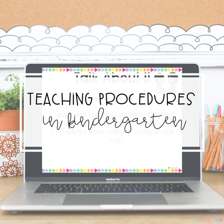 Teaching Procedures in Kindergarten