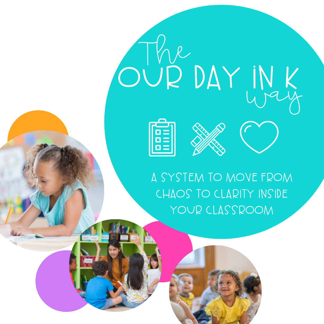 The Our Day In K Method To Classroom Management My Day In K