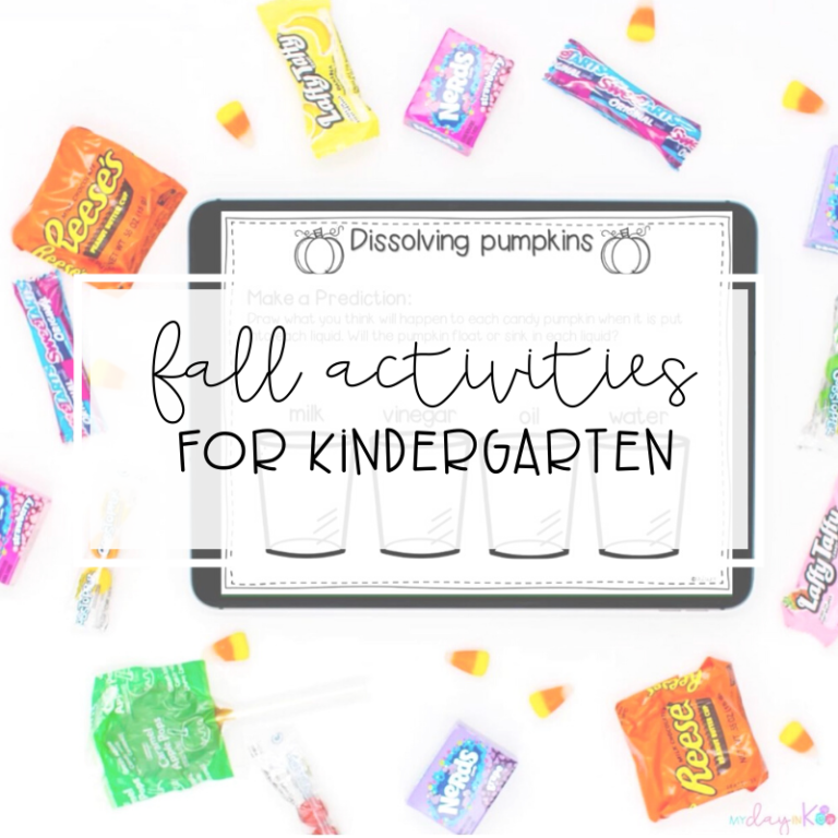 Fall Activities for Kindergarten