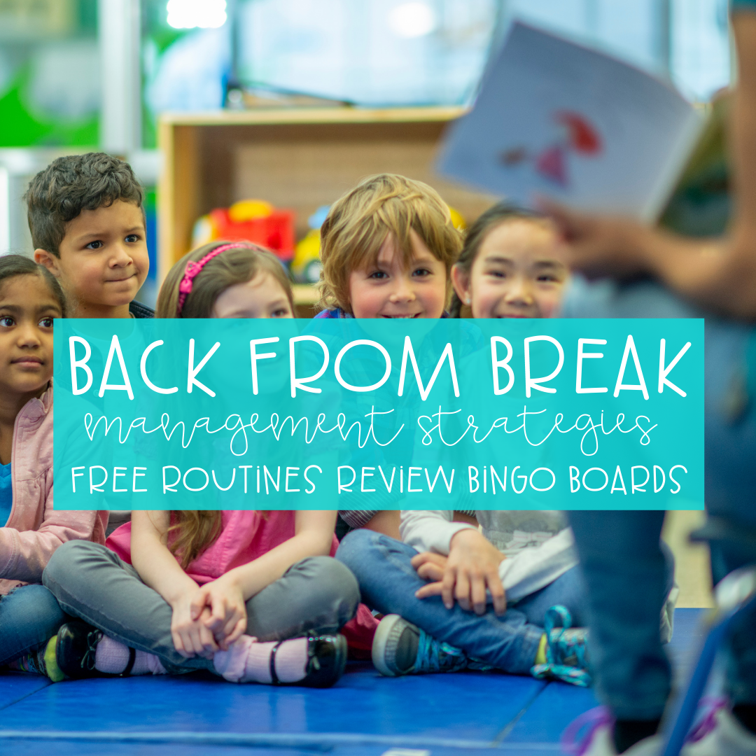 Back from Break Classroom Management Strategies