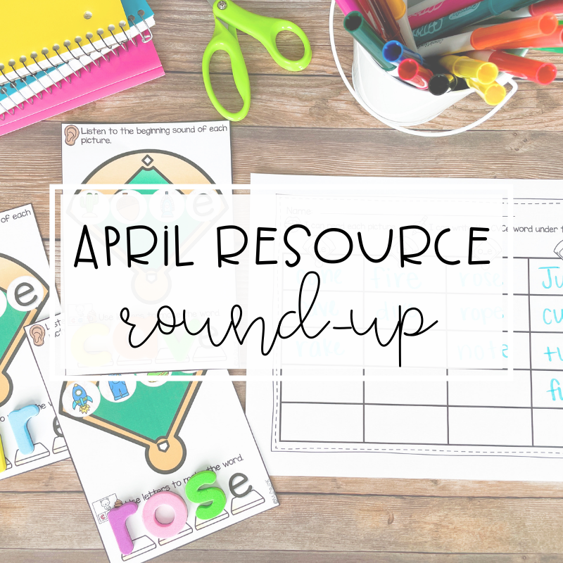 April Resources for Kindergarten