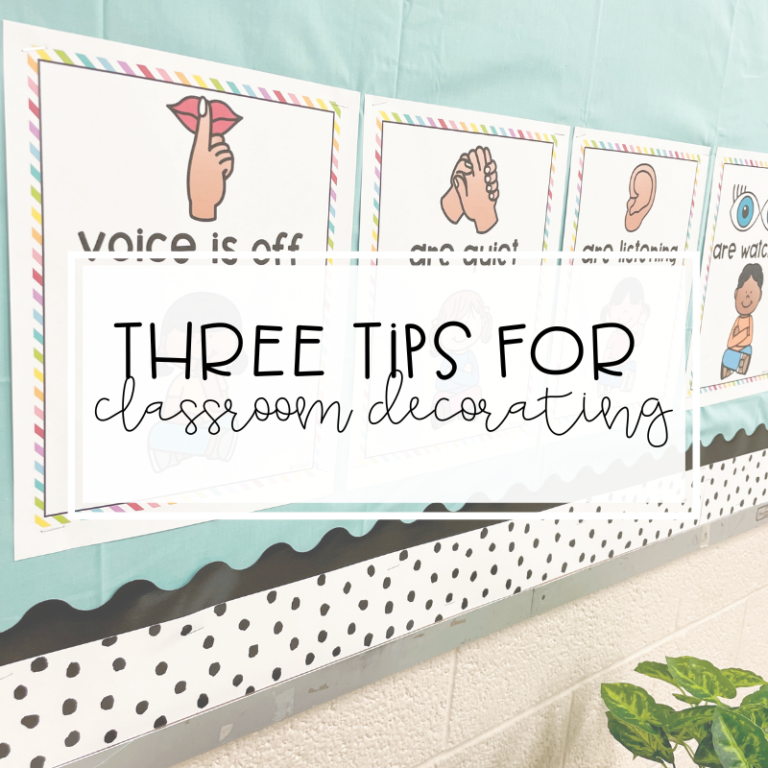 Classroom Decorating Tips for Kindergarten