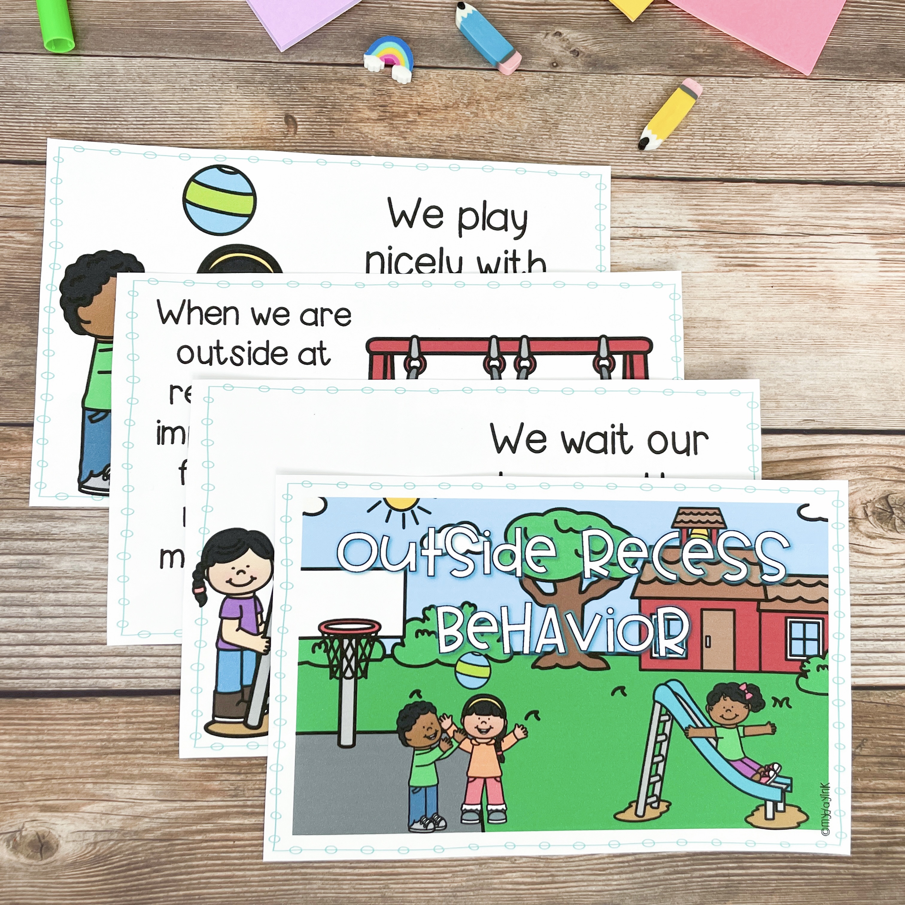 outdoor recess social story for expectations