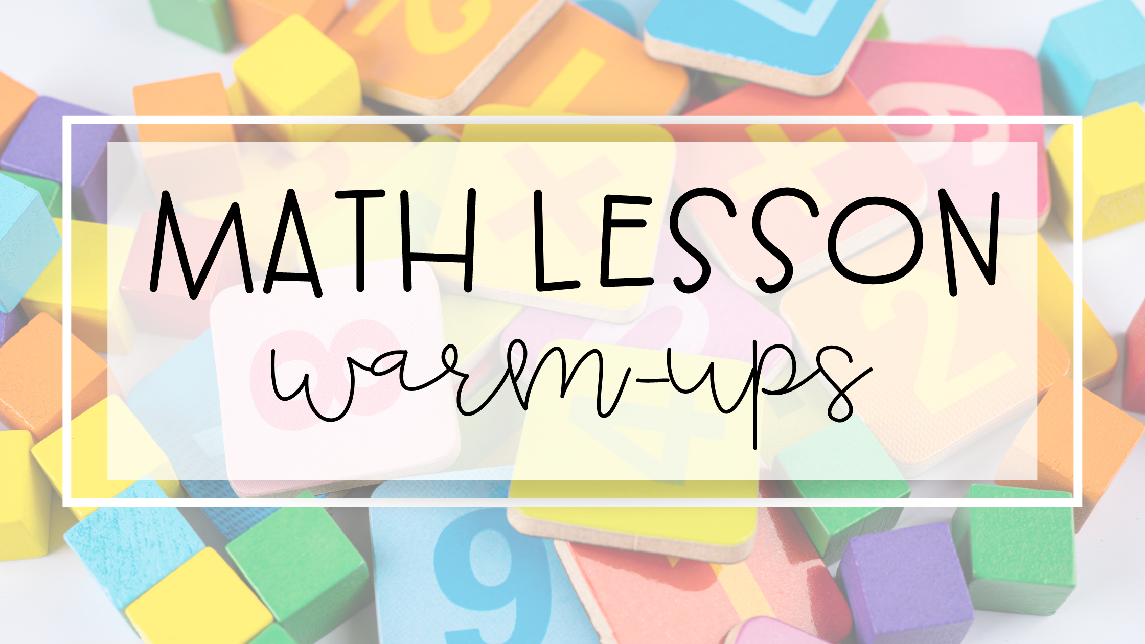 Digital Math Warm-Ups: Counting Towards Success in the Classroom