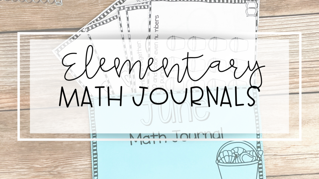 elementary math journals feature image