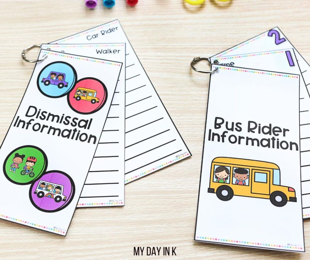 bus information on keyrings