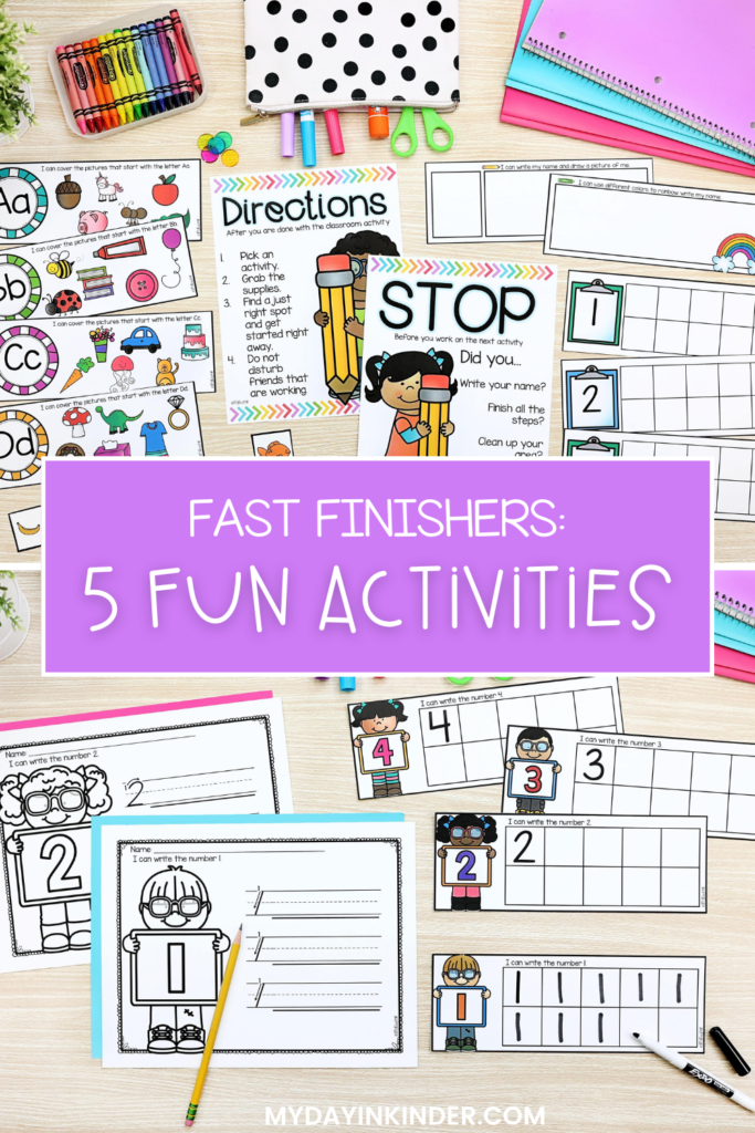 early finisher activities pin #1