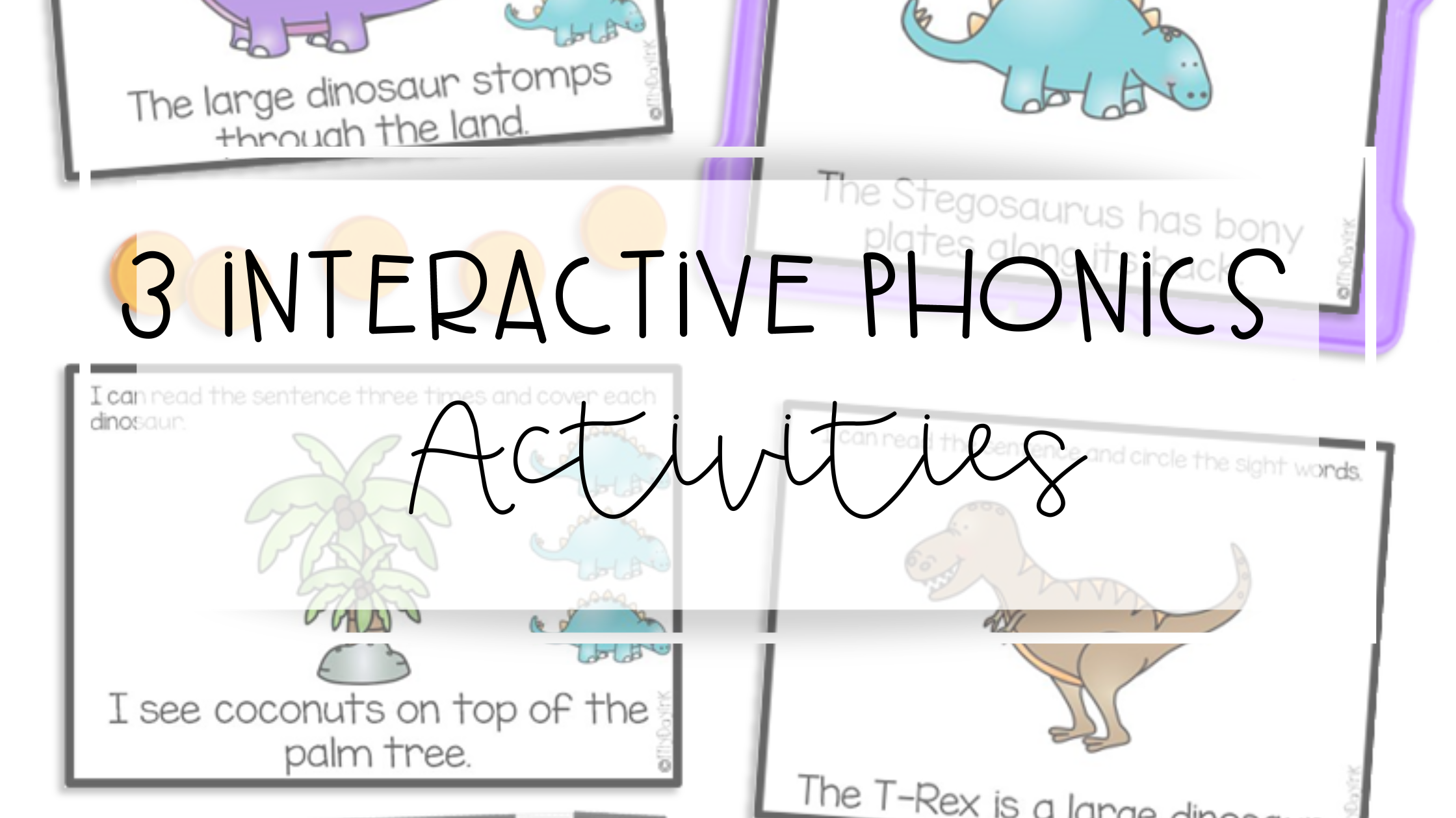 From a Kindergarten Phonics Worksheet to Play: 3 Amazingly Exciting Interactive Phonics Activities