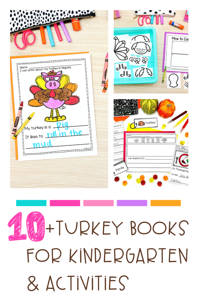 turkey books for kindergarten- pin
