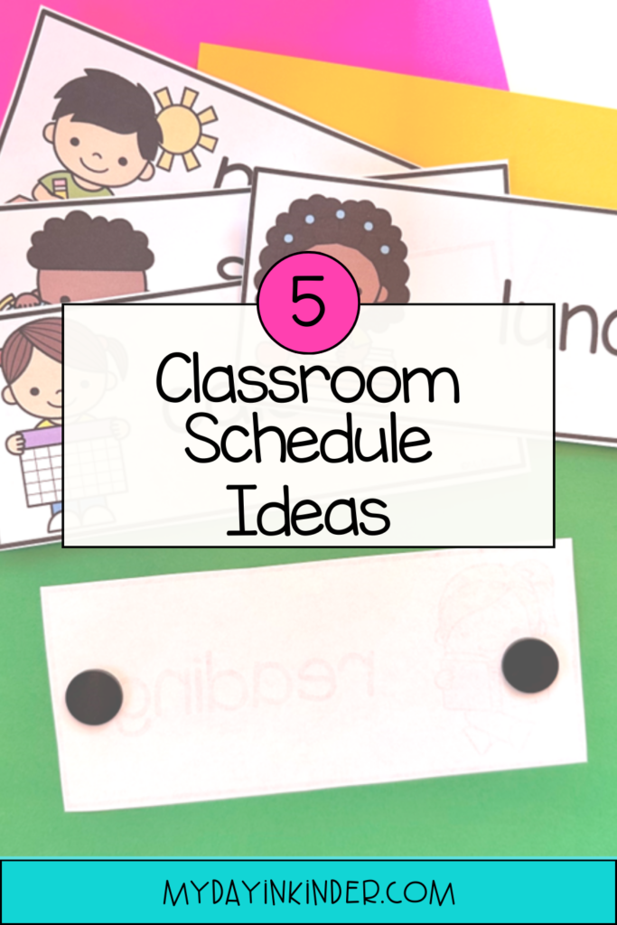 classroom schedule ideas pin