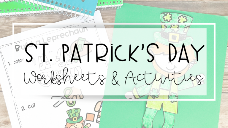 st. patrick's day worksheets feature image