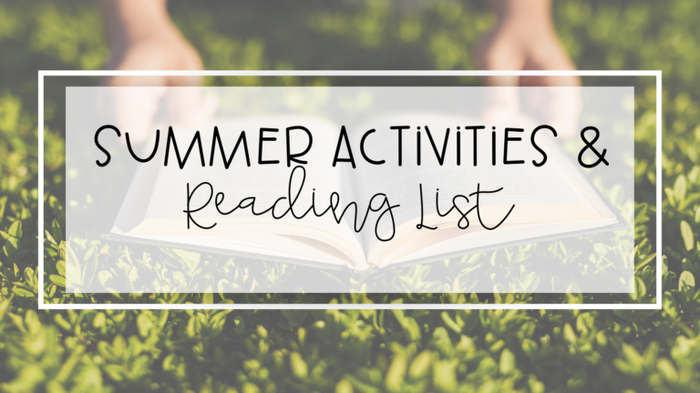 Simple Summer Learning Resources and Encouraging Summer Reading