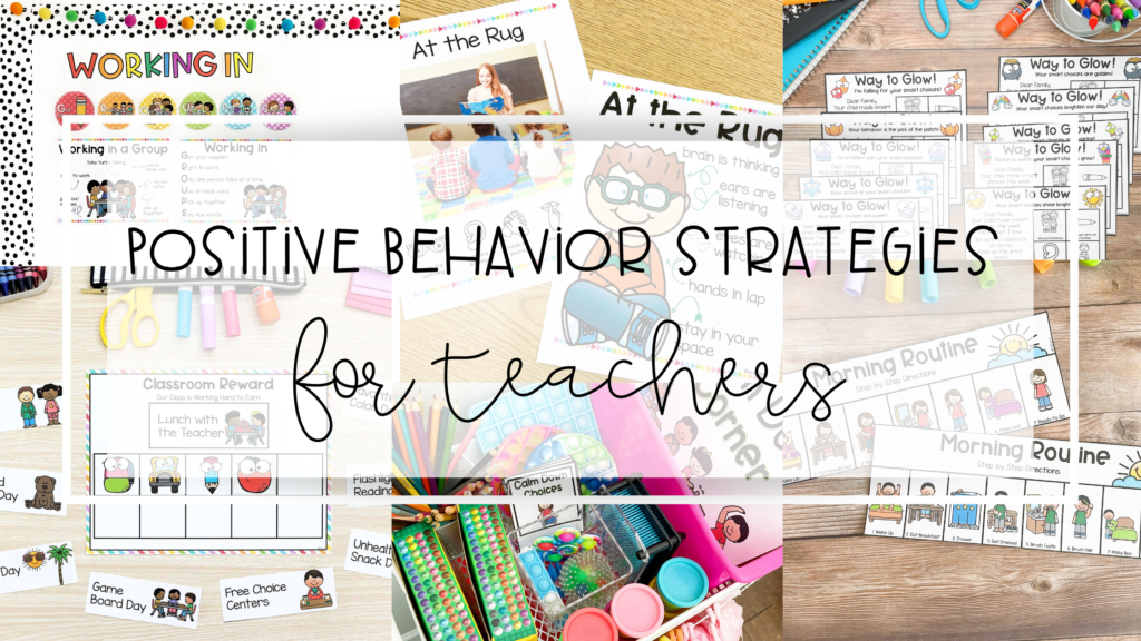 positive behavior strategies for teachers feature image