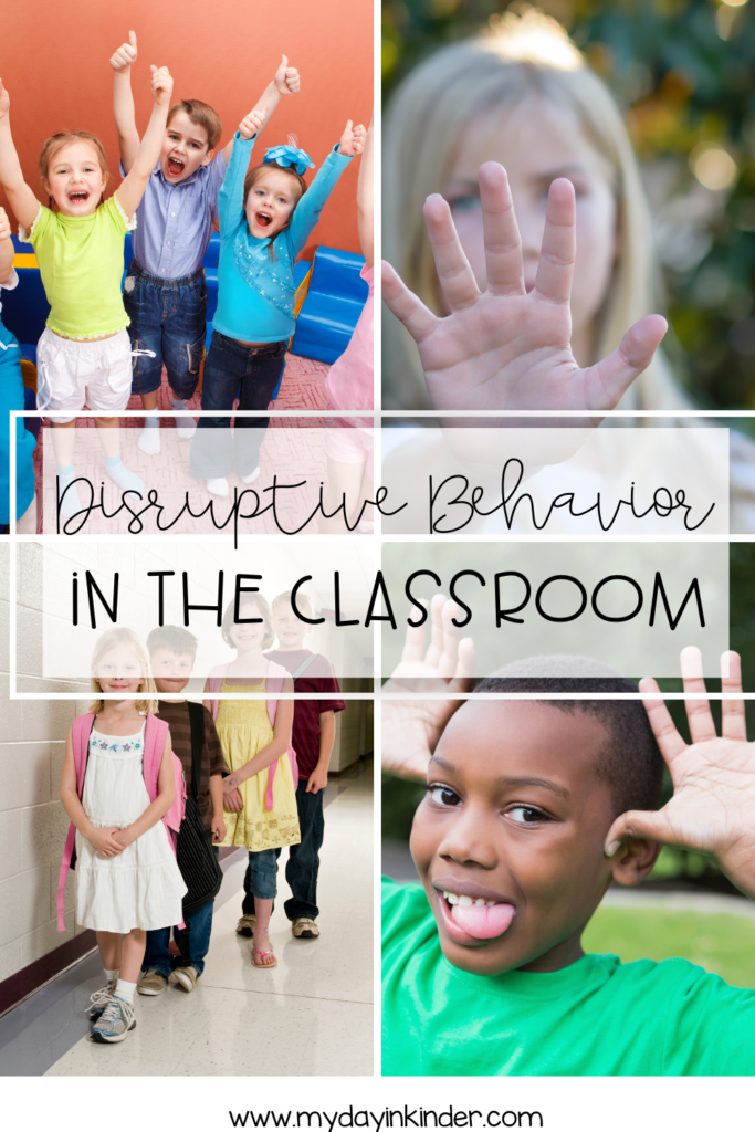 strategies for disruptive behavior in the classroom pin image