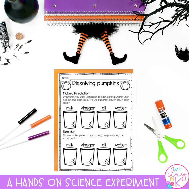 pumpkin science experiments-dissolving pumpkins