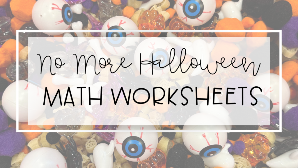 halloween sensory bin-halloween worksheets feature image