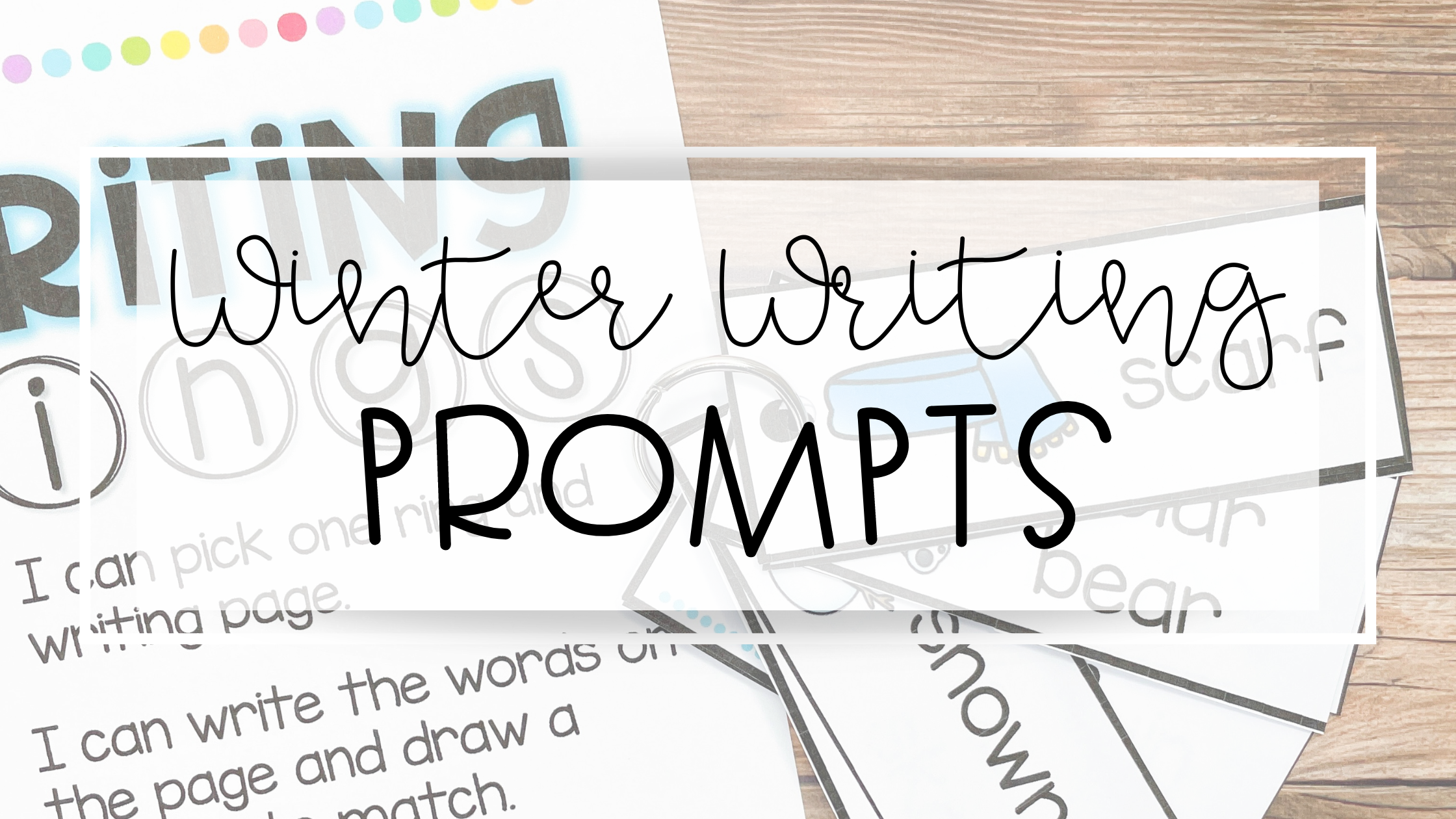 Winter Writing Prompts for Primary Students