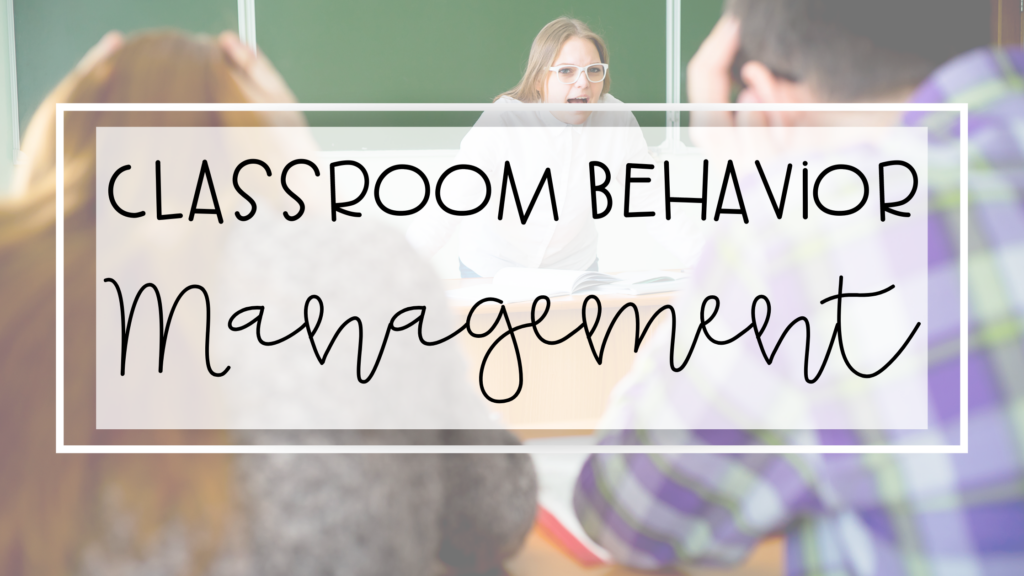 classroom behavioral management plan feature image