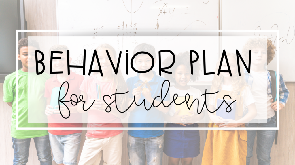 Behavior Plan for Elementary Students feature image