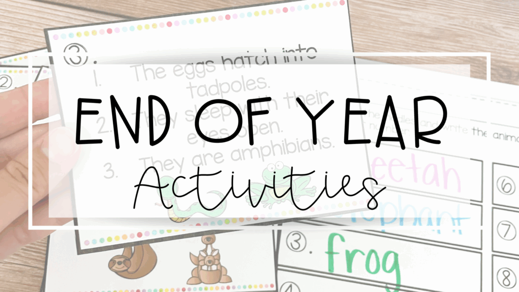 end of year activities feature image