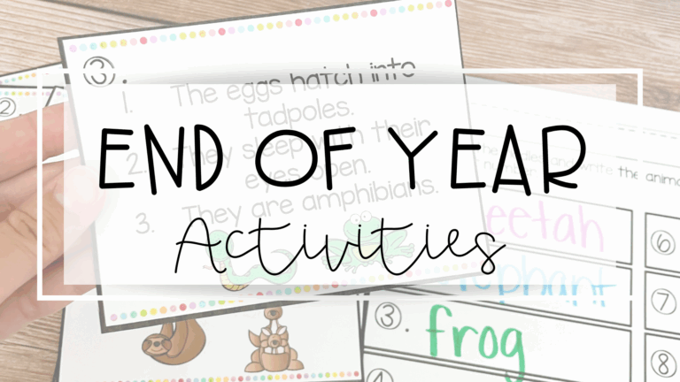 end of year activities feature image