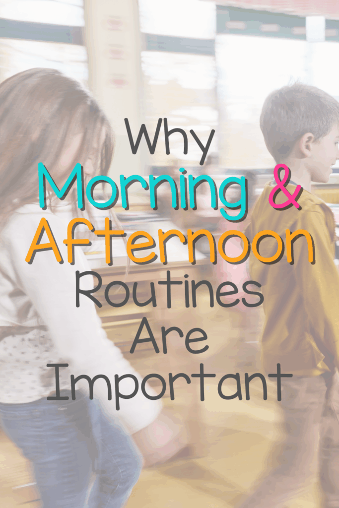 morning routines pin image