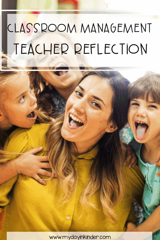 classroom management reflection pin image