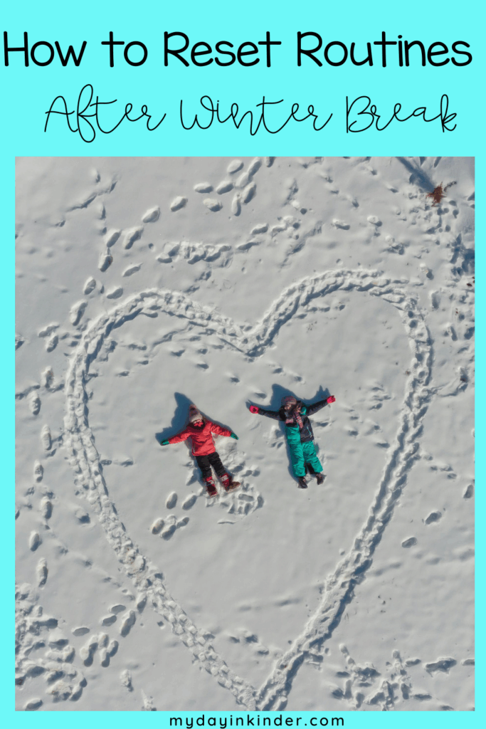 reteach classroom routines pin image