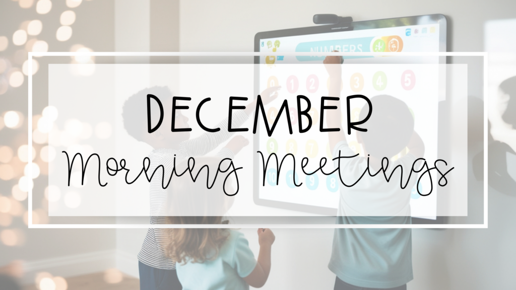 December morning meeting ideas feature image