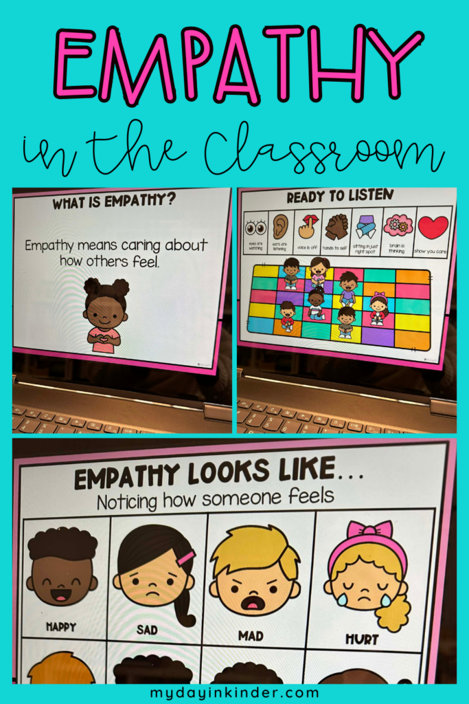 empathy in the classroom pin image
