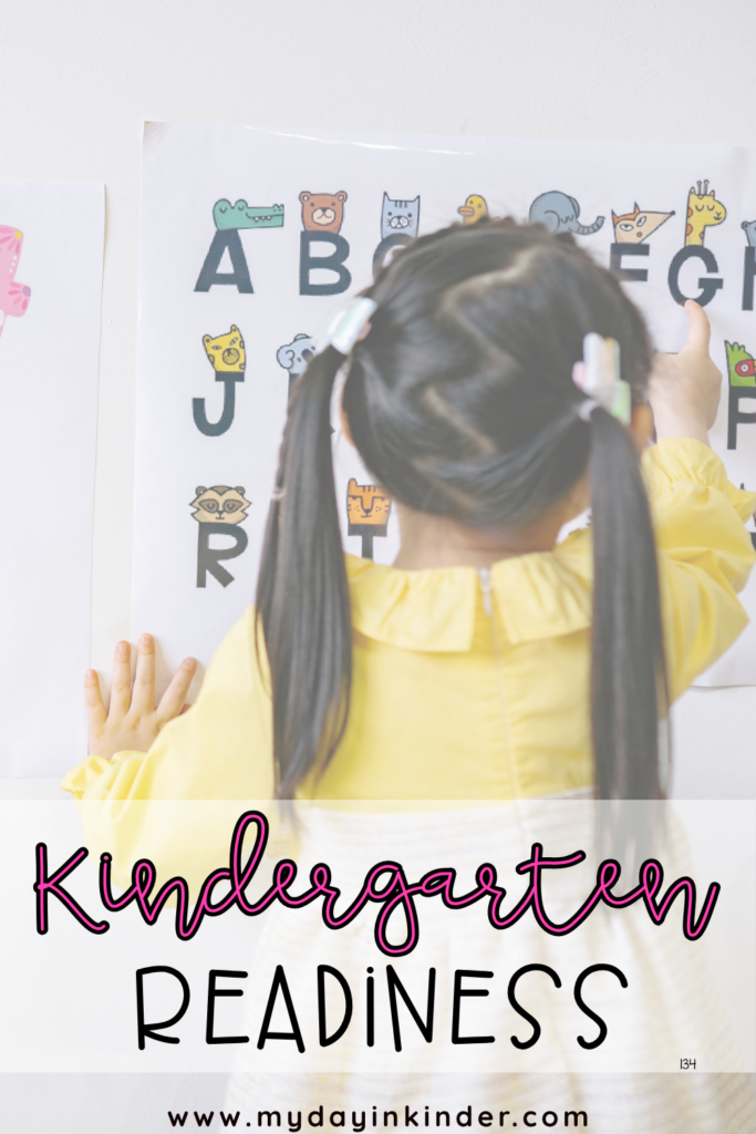 kindergarten readiness pin image
