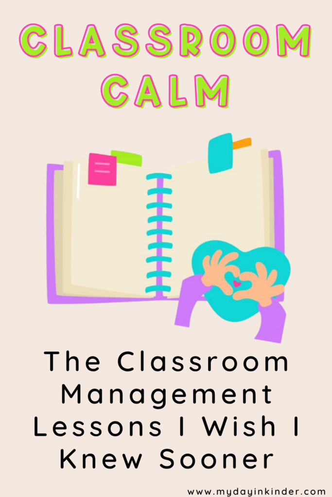 classroom calm book pin image