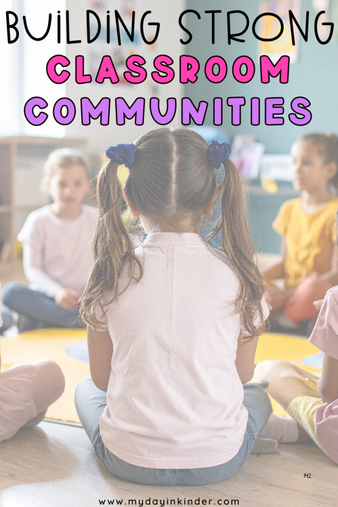 building strong classroom communities pin image
