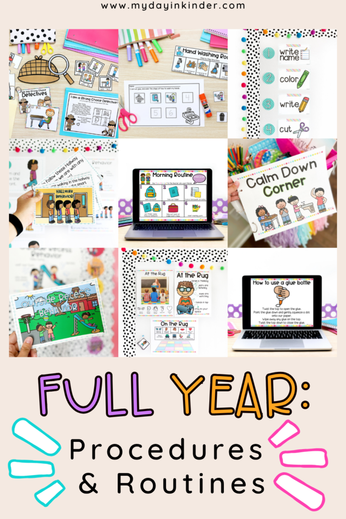 full year procedures and routines pin image