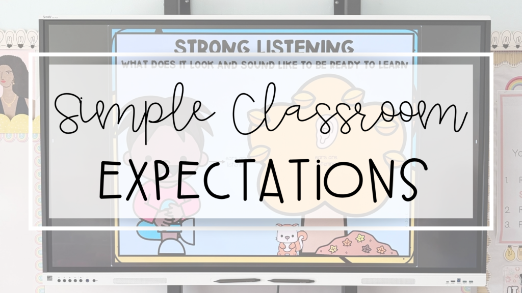 simple classroom expectations feature image